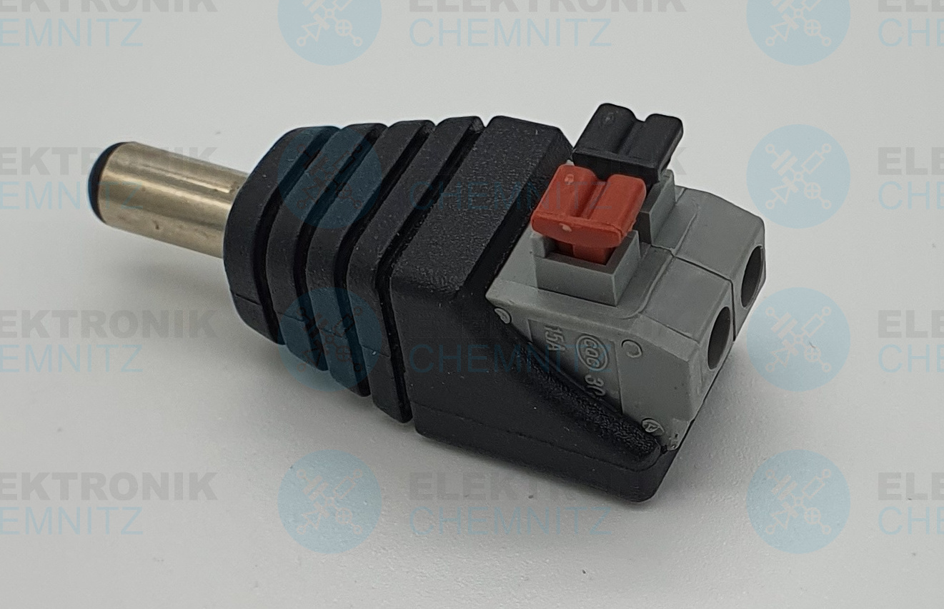 DC Power Anschlussmodul Push In 5,5x2,1 Stecker