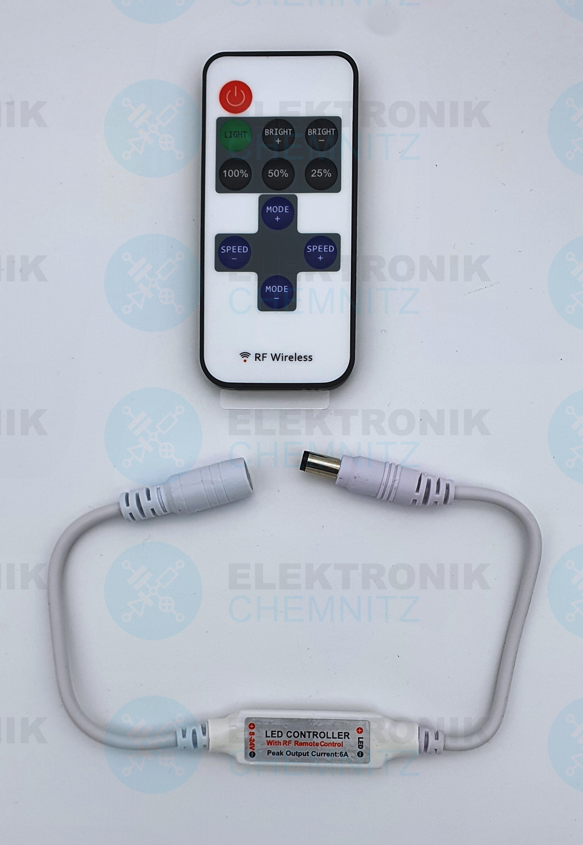 LED Stripe Mini-Controller 1-Kanal RF 433,92 MHz  5-24 V DC