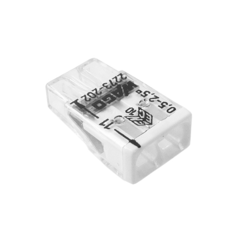 WAGO 2273-202 Installationsklemme bis 2,5mm² CU 2-fach