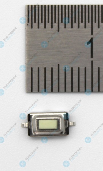 Mikrotaster SMD B 3,5mm x L 6,0mm x H 2,5mm 1 Schließer Kurzhubtaster 2 Lötpads