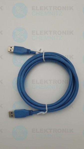 USB 3.0 Kabel blau 2,0m A Stecker auf A Stecker