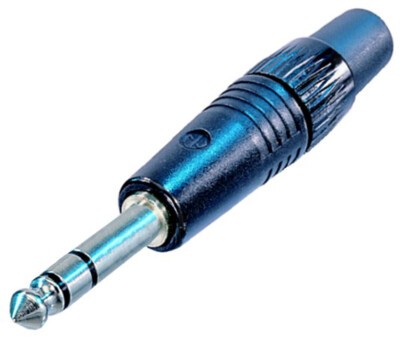 NEUTRIK NP3C-BAG 3-poliger 6.35 mm Klinkenstecker