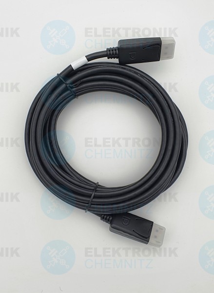 DisplayPort Kabel schwarz 5,0m 2x DP Stecker 20polig