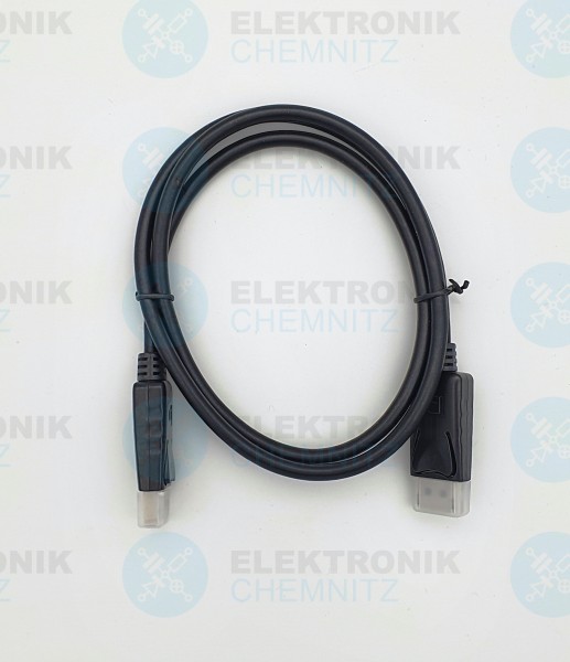 DisplayPort Kabel schwarz 1,0m 2x DP Stecker 20polig