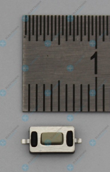 Mikrotaster SMD B 3,4mm x L 6,00mm x H 2,5mm 1 Schließer Kurzhubtaster 2 Lötpads