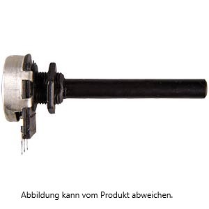 Omeg Potentiometer mono logarithmisch 20mm 6mm Achse 0,4W