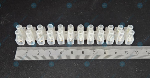 Lüsterklemme KL4 2-polig max.5A 2,5-4mm² (1 x 12 Stück) trennbar