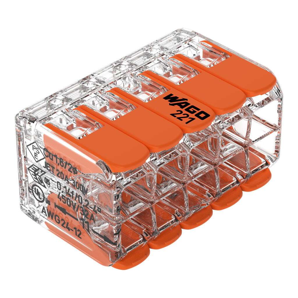 WAGO 221-420 Installationsklemme bis 4mm² CU 10-fach | elektronik ...