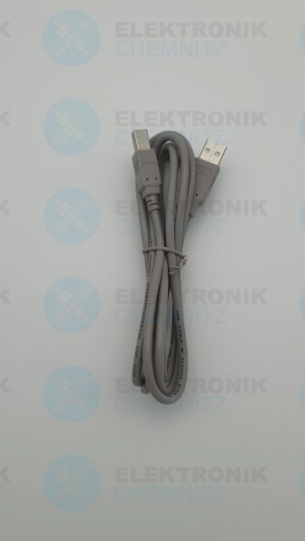 USB 2.0 Kabel dunkelgrau 1,8m A Stecker auf B Stecker