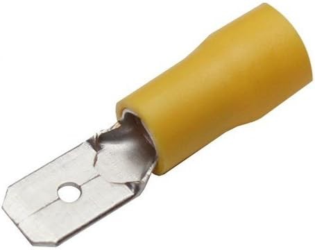 Flachstecker gelb 4-6mm² 6,3x0,8