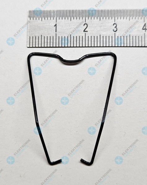 Finder 094.51 Haltebügel schwarz Metall passend zu Sockel Finder 94.14