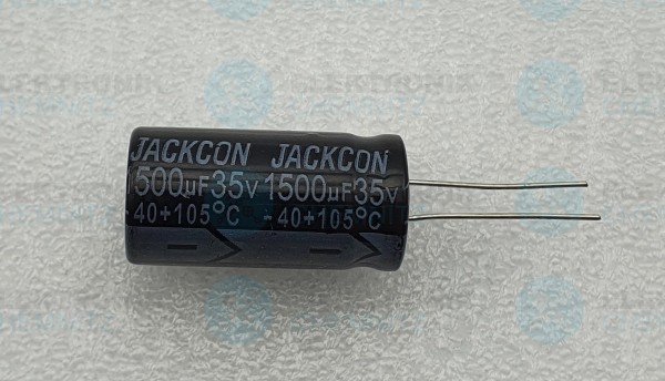 Elektrolytkondensator radial 1500µF 35V 105°C RM 5