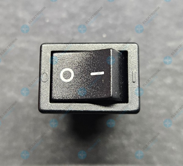 Switronic R19 Wippschalter 250 V/AC 6 A 2 x Aus/Ein rastend I-O Kennzeichnung